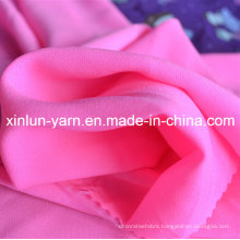 100% Polyester Red Chiffon Tulle Fabric for Dress